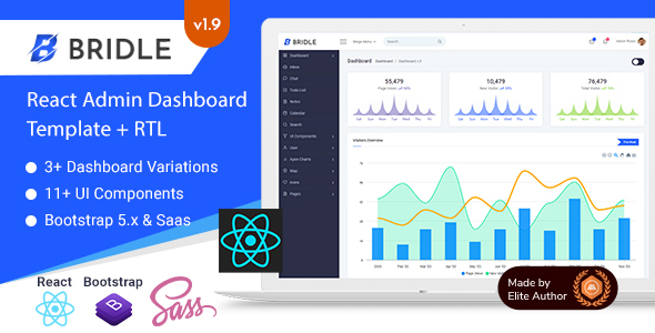 Bridle - React 18+ Admin Dashboard Template