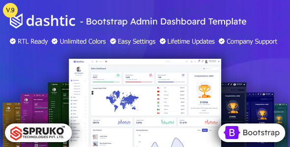 Dashtic - Bootstrap HTML Admin Dashboard Template