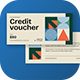 Credit Voucher Modern Creative
