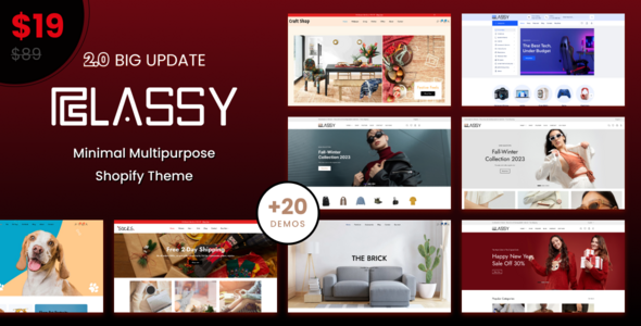 Classy - Minimal Multipurpose Shopify Theme OS 2.0