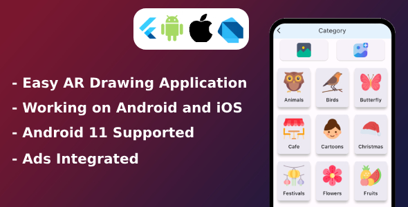 [DOWNLOAD]AR Drawing:Trace to Sketch pro - Admob Ads -Flutter (iOS & Android)