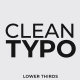 Clean Lower Thirds - VideoHive Item for Sale