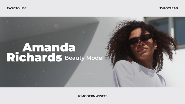 Clean Lower Thirds Elements template preview