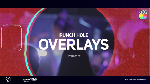 Punch Hole Overlays Vol. 02 for Final Cut Pro X