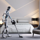 Robot assistant vacuuming - PhotoDune Item for Sale