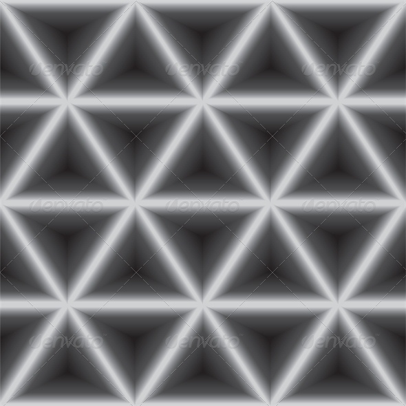 Seamless Geometric Dark Gray Background - Backgrounds Decorative