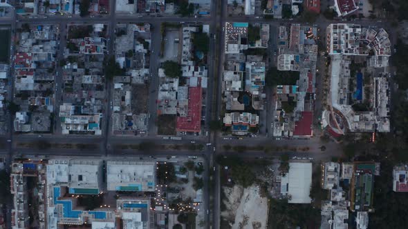 Colorful Rooftops in the Mexican Holiday Resort Playa Del Carmen alt