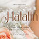 Halalin, Luxury Serif Typeface