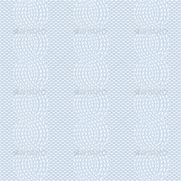 Seamless Background with Spokes Knitted Cables - Backgrounds Decorative