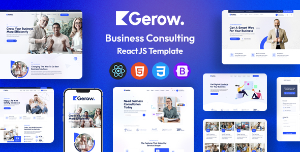 Gerow - Business Consulting ReactJS Template