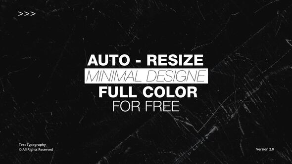 Text-Box Typography | After Effects Titles template preview