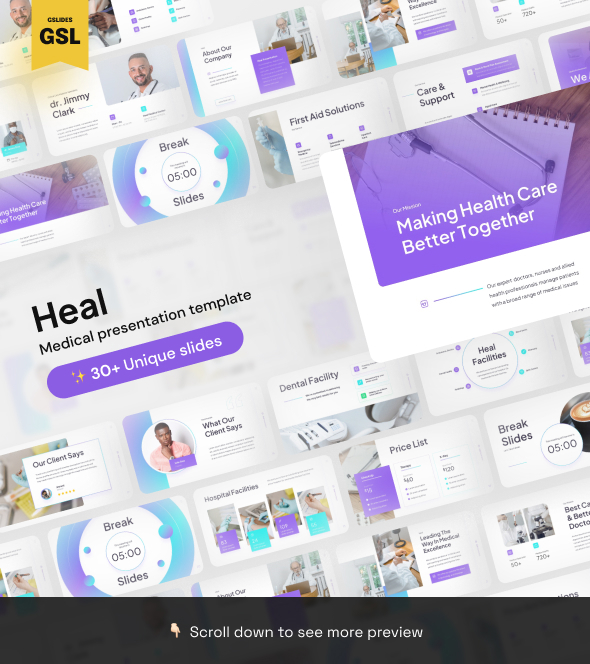 Heal - Medical Google Slides Presentation