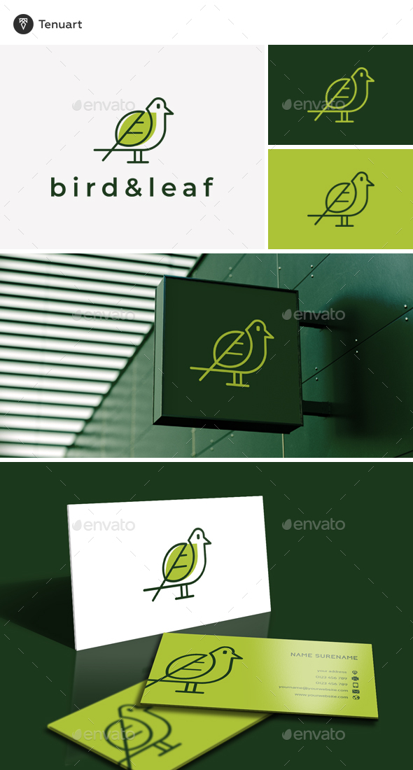 Bird & Leaf Logo