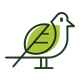 Bird & Leaf Logo