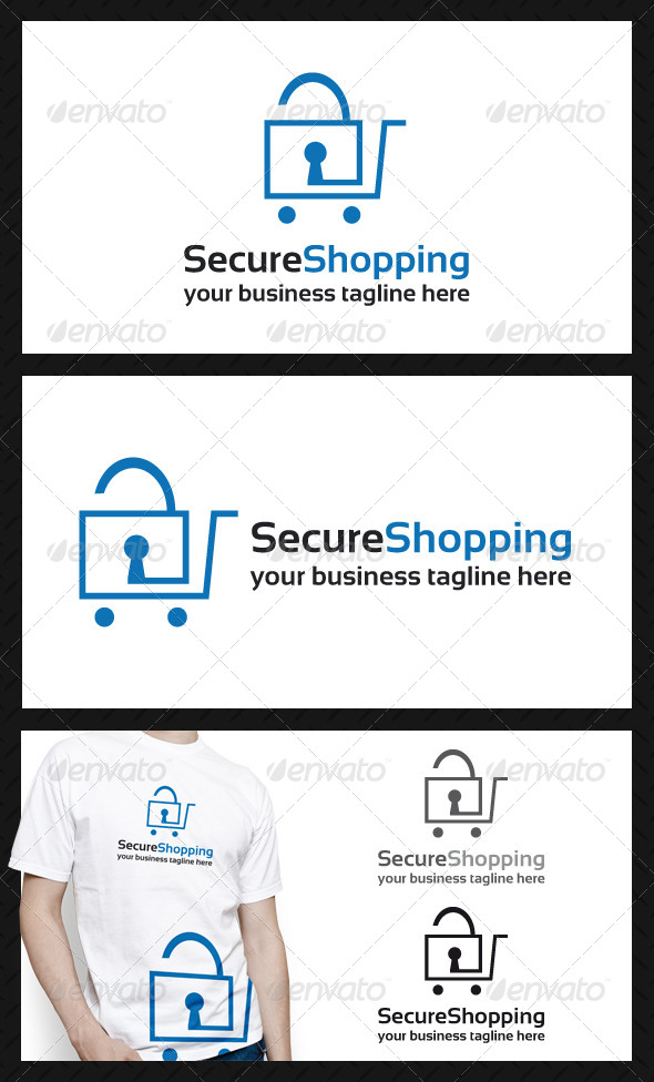 Secure Shopping Logo Template - Objects Logo Templates