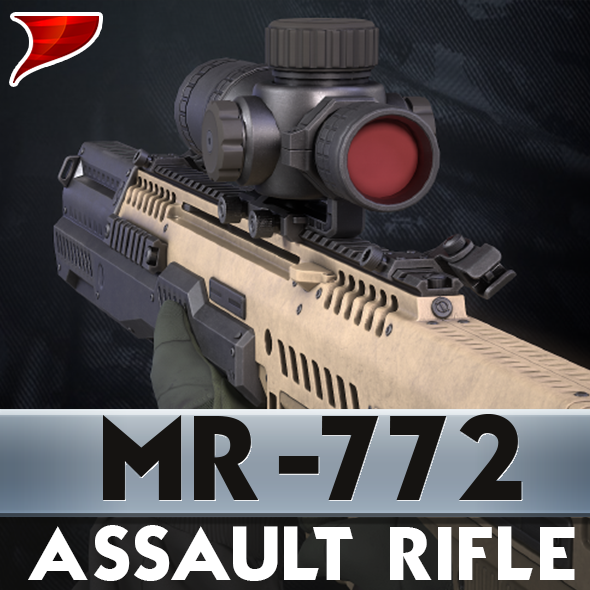 MR-772 Assault rifle with Hands