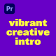 Vibrant Creative Intro - VideoHive Item for Sale