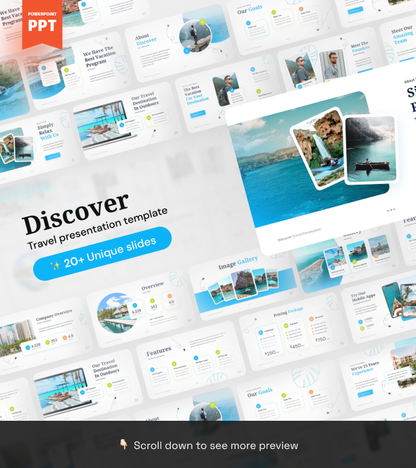 Discover - Travel PowerPoint Presentation