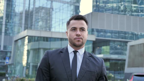 Walking Businessman in Suit alt