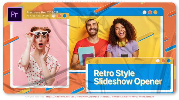 Retro Style Slideshow Opener