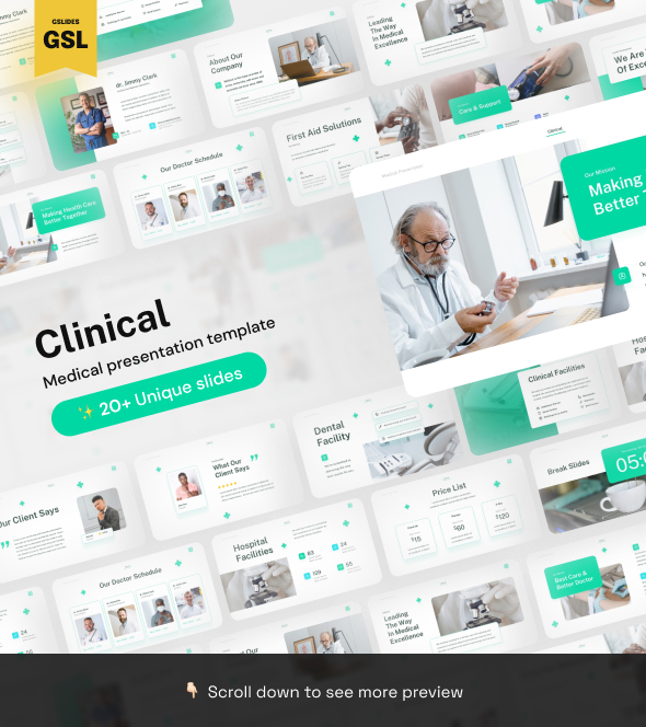 Clinical - Medical Google Slides Presentation