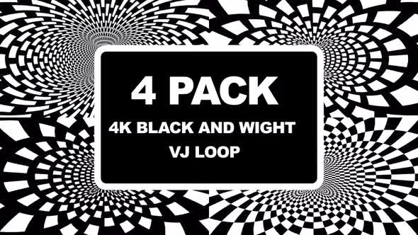 Black And White VJ Loops Pack