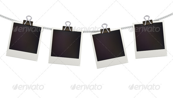 Polaroid Photo Frames - Borders Decorative