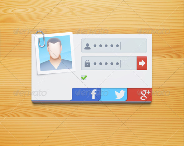 login screen concept - Communications Technology
