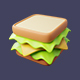 Food and beverage 3d icon