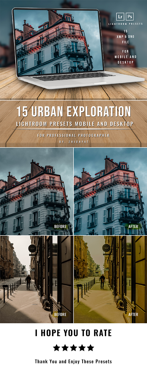 [DOWNLOAD]15 Urban Exploration Lightroom Presets