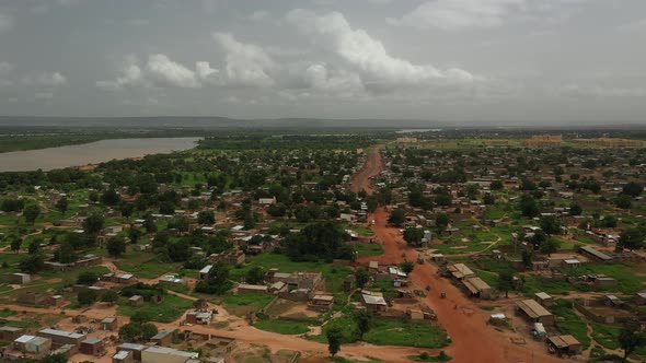 Africa Mali Village Aerial View 15