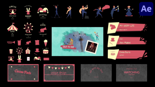 Circus Big Pack for After Effects