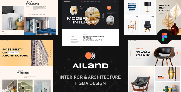 Ailand - Modern Interior & Architecture Figma Template by Namespace-IT