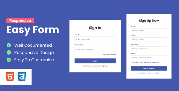 Login and Registration Forms