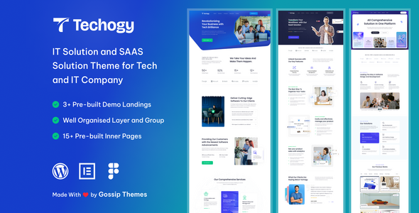 Techogy – IT Solutions & Technology WordPress Theme