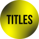 Titles - VideoHive Item for Sale
