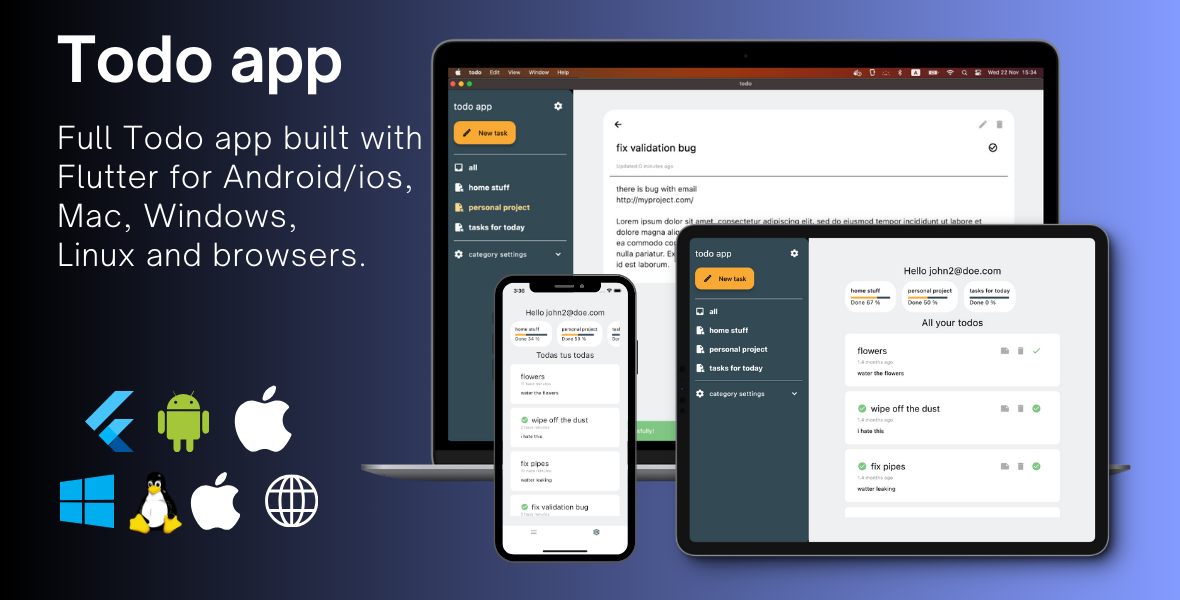 TaskEase flutter responsive todo app with backend by RabbytCoding ...