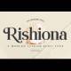Rishiona - A Modern Stylish Serif Font