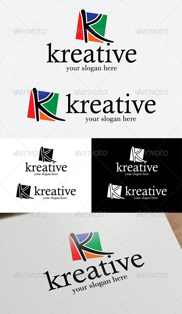 K Letter Logo - Letters Logo Templates