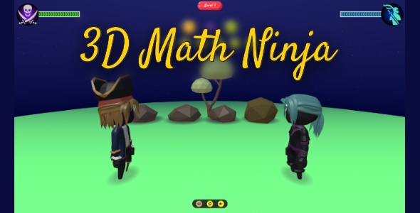 3D Math Ninja - Cross Platform Math Game