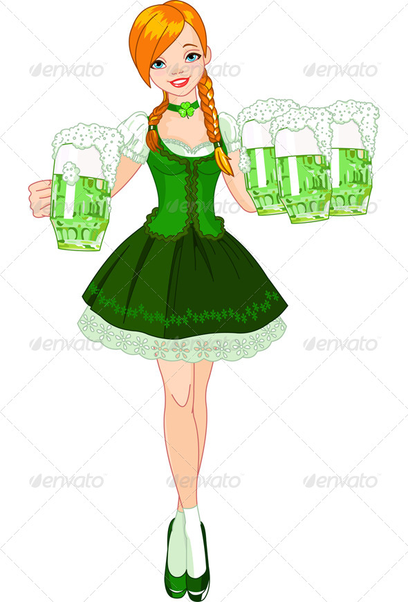Irish girl - Seasons/Holidays Conceptual