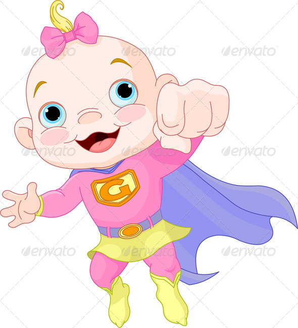 Super Baby Girl - People Characters