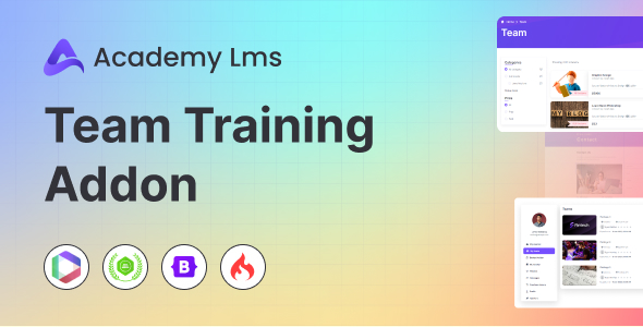 Academy LMS Training Addon for Team, Group, Organization, Corporate and Company