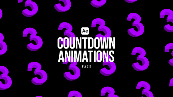 Countdown Animations Pack Elements template preview