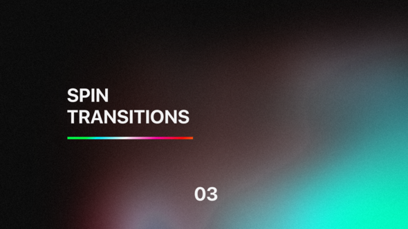 Spin Transitions for Premiere Pro Vol. 03