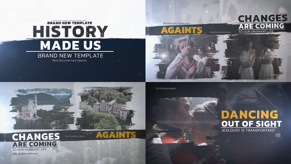 History Made Us Premiere Pro template preview