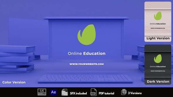 Education Logo Reveal Logo Stings template preview