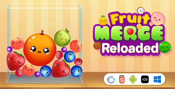 Fruit Merge Reloaded [ Construct 3 , HTML5 ]
