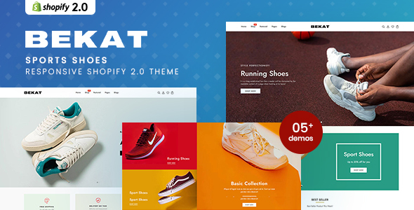 Bekat – Sports Shoes Responsive Shopify 2.0 Theme