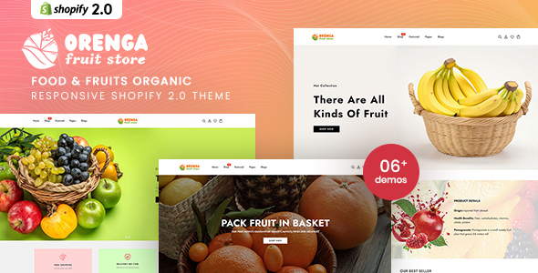 Orenga – Food & Fruits Organic Responsive Shopify 2.0 Theme